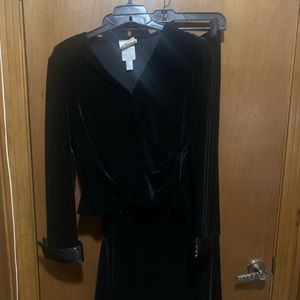 Gently worn, velvety, soft and sexy skirt outfit, beautiful back on skirt.